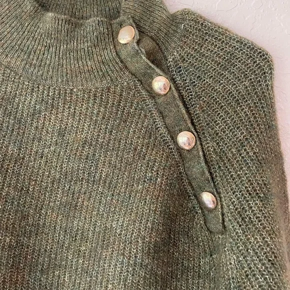 Sezane Trudy Jumper—Olive Green—Small - Picture 5 of 8